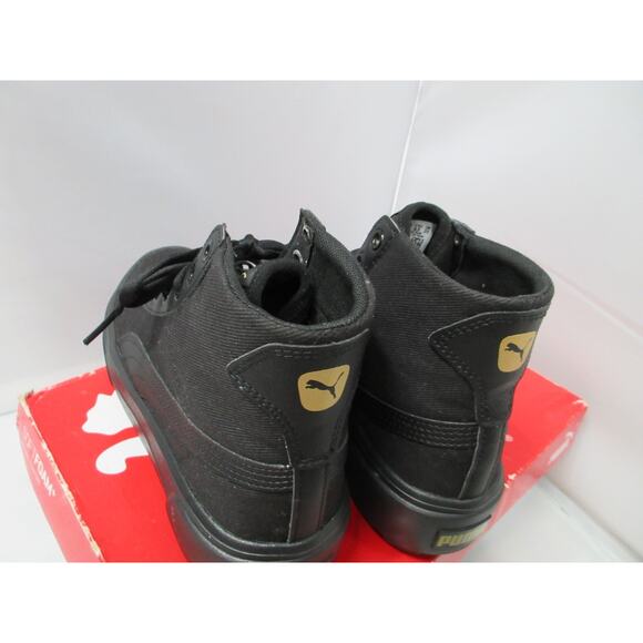 Puma Kaia Mid Womens Size 8.5 Black Platform Sneakers Shoes 384108-01 - Picture 15 of 16